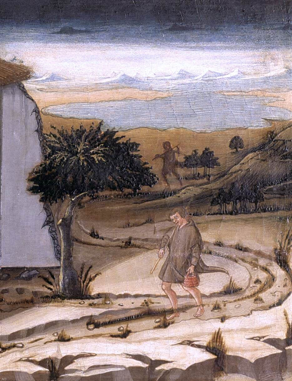 Bicci Di Neri Nativity (detail) - Hand Painted Oil Painting