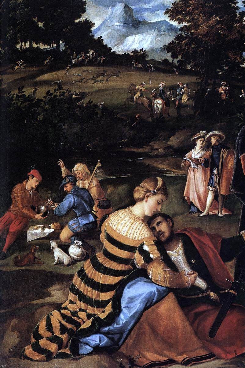 Bonifazio Veronese The Finding of Moses (detail) - Hand Painted Oil Painting