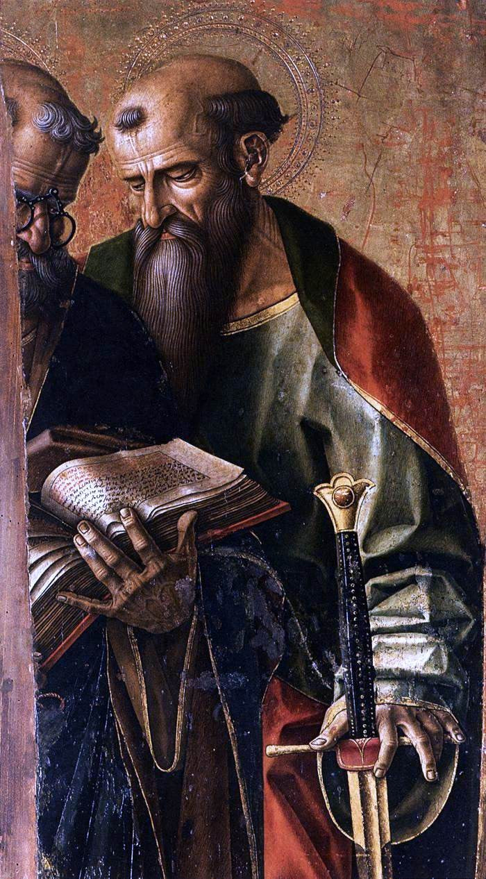  Carlo Crivelli St Peter and St Paul (detail) - Hand Painted Oil Painting