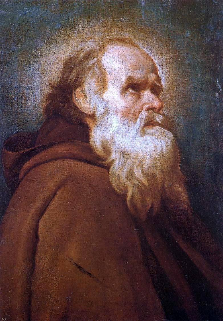 Diego Velazquez St. Anthony Abbot - Hand Painted Oil Painting