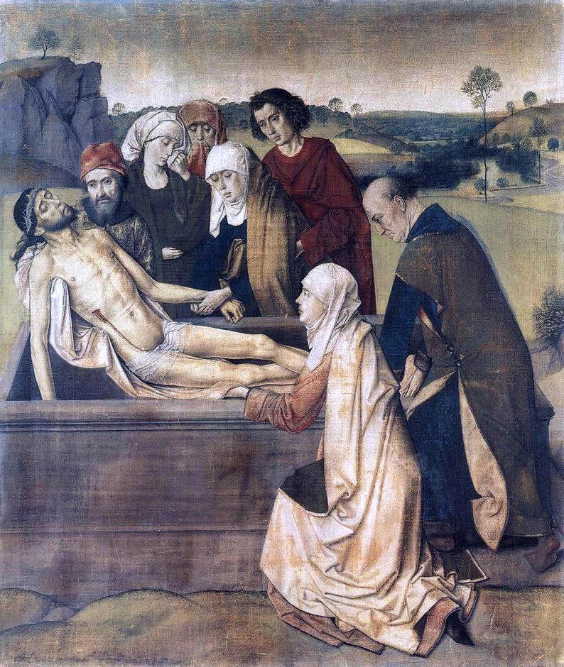 Dirck Bouts The Entombment - Hand Painted Oil Painting