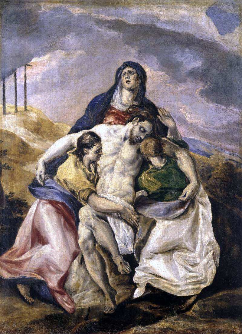 El Greco Pieta - Hand Painted Oil Painting