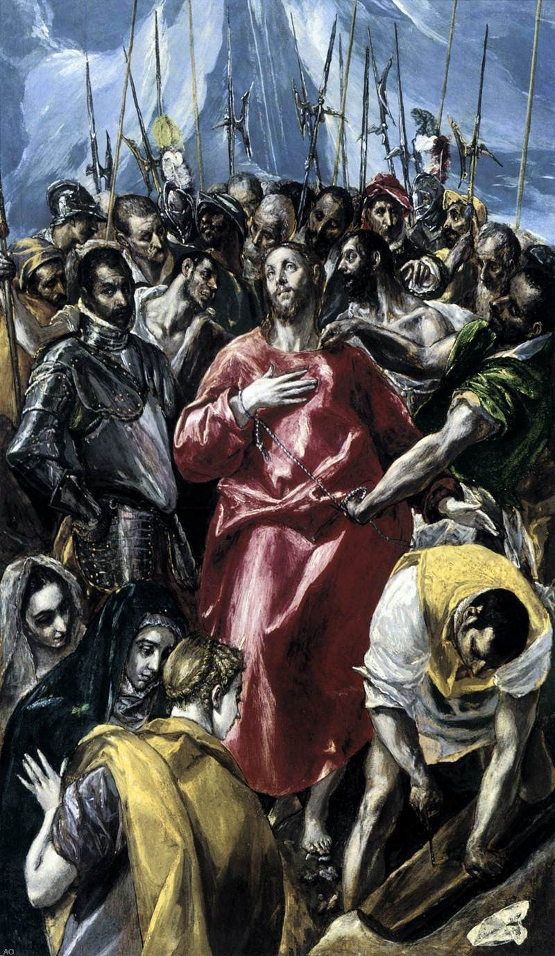 El Greco The Disrobing of Christ (El Espolio) - Hand Painted Oil Painting