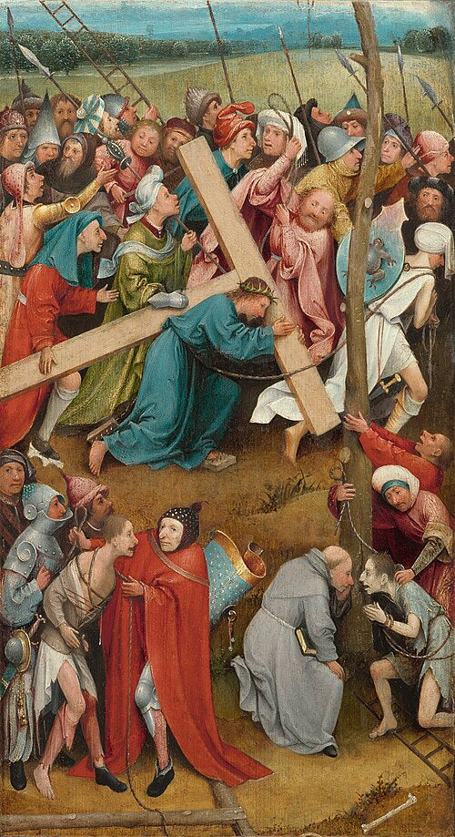 Hieronymus Bosch Christ Carrying the Cross - Hand Painted Oil Painting
