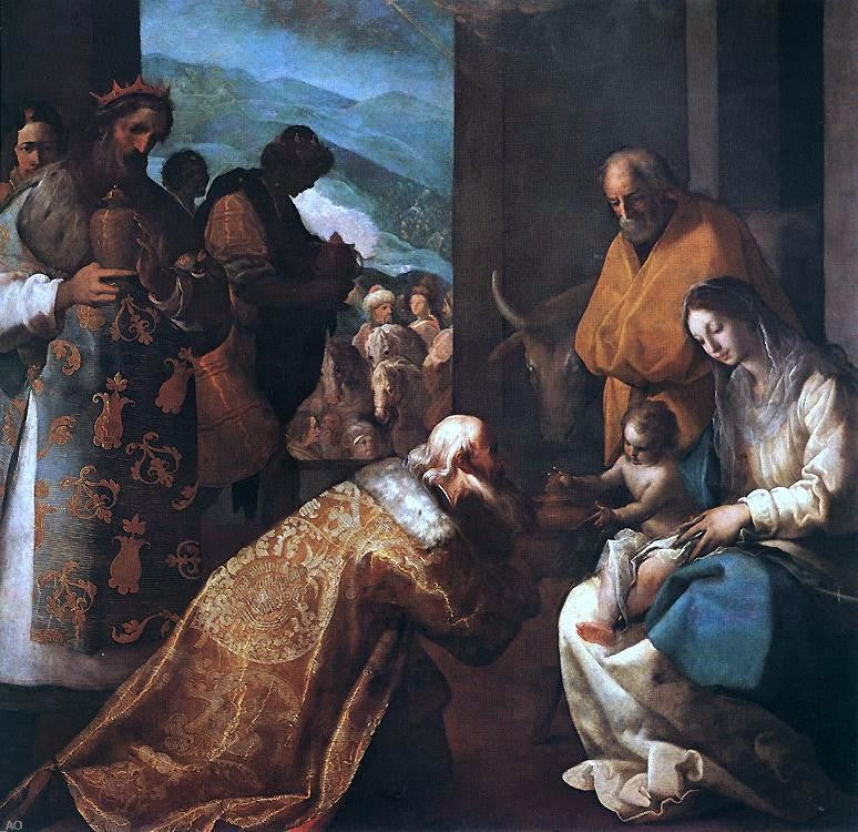  Eugenio Cajes The Adoration of the Magi - Hand Painted Oil Painting