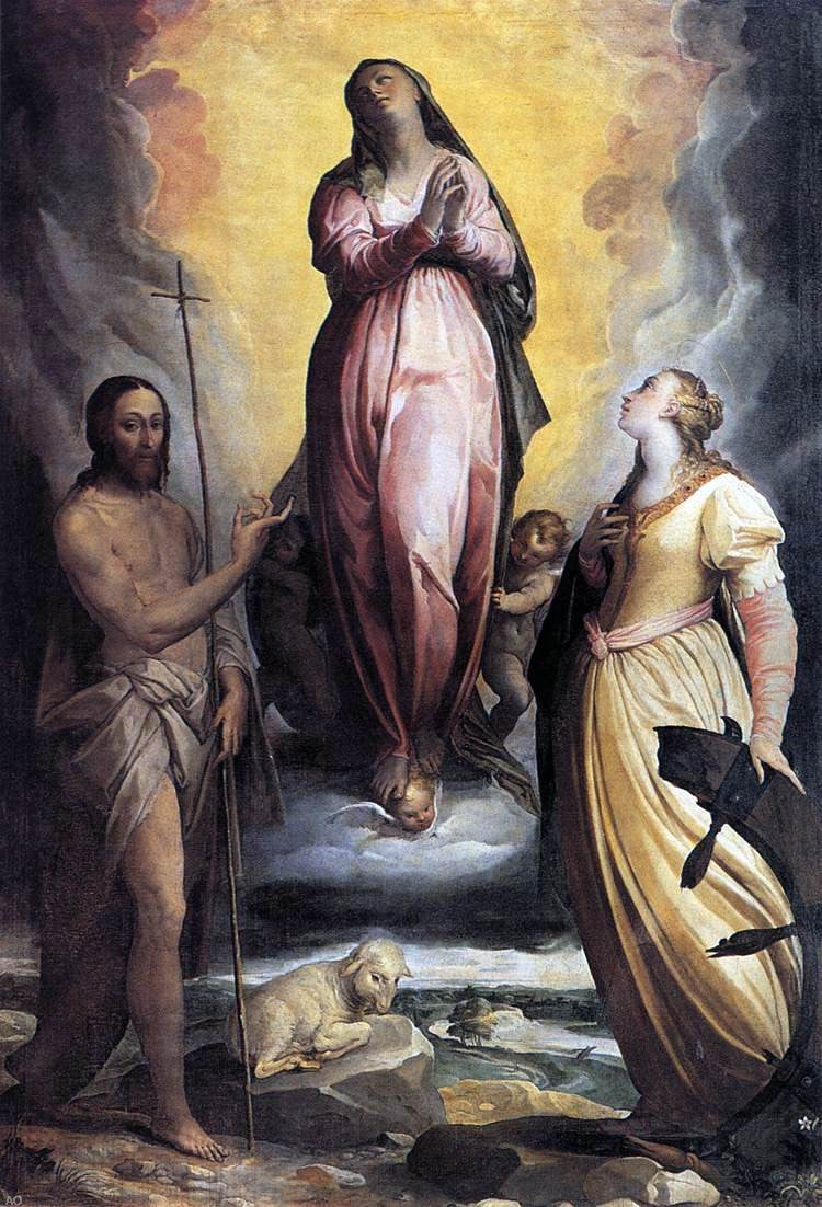 Federico Zuccaro Assumption of the Virgin - Hand Painted Oil Painting
