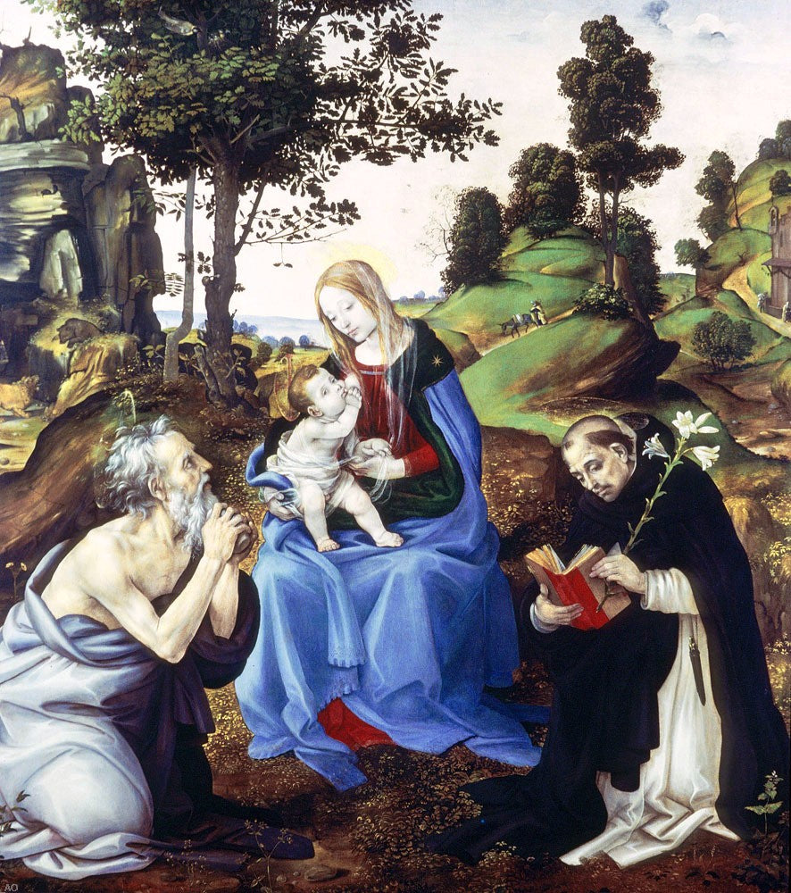  Filippino Lippi Holy Family - Hand Painted Oil Painting