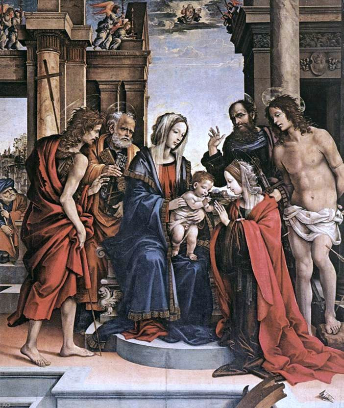 Filippino Lippi The Marriage of St Catherine - Hand Painted Oil Painting