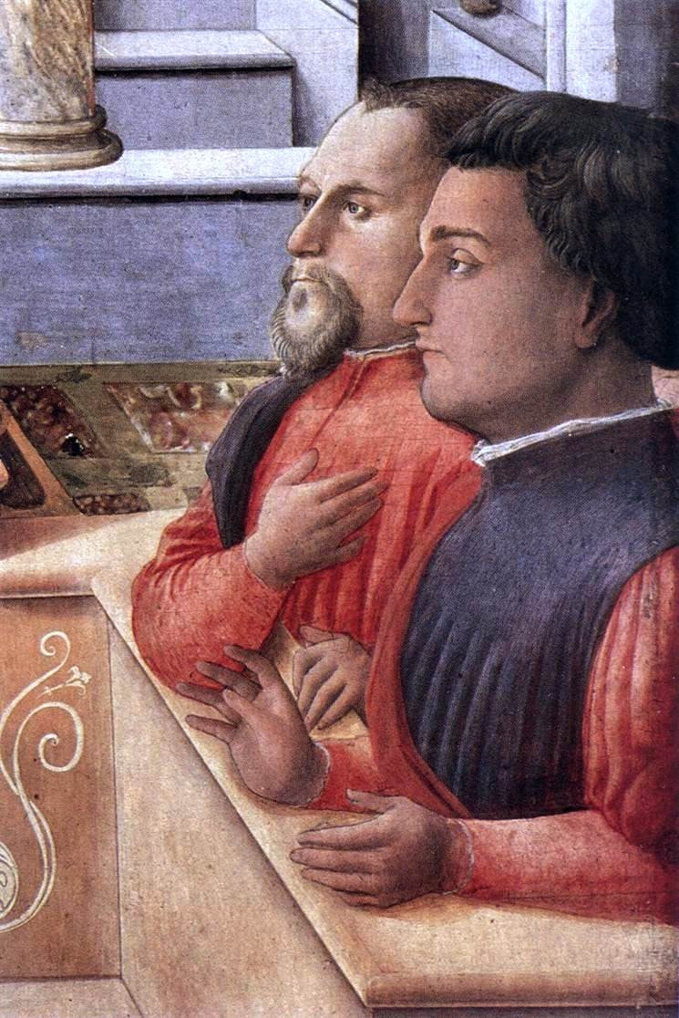 Fra Filippo Lippi The Annunciation with two Kneeling Donors (detail) - Hand Painted Oil Painting