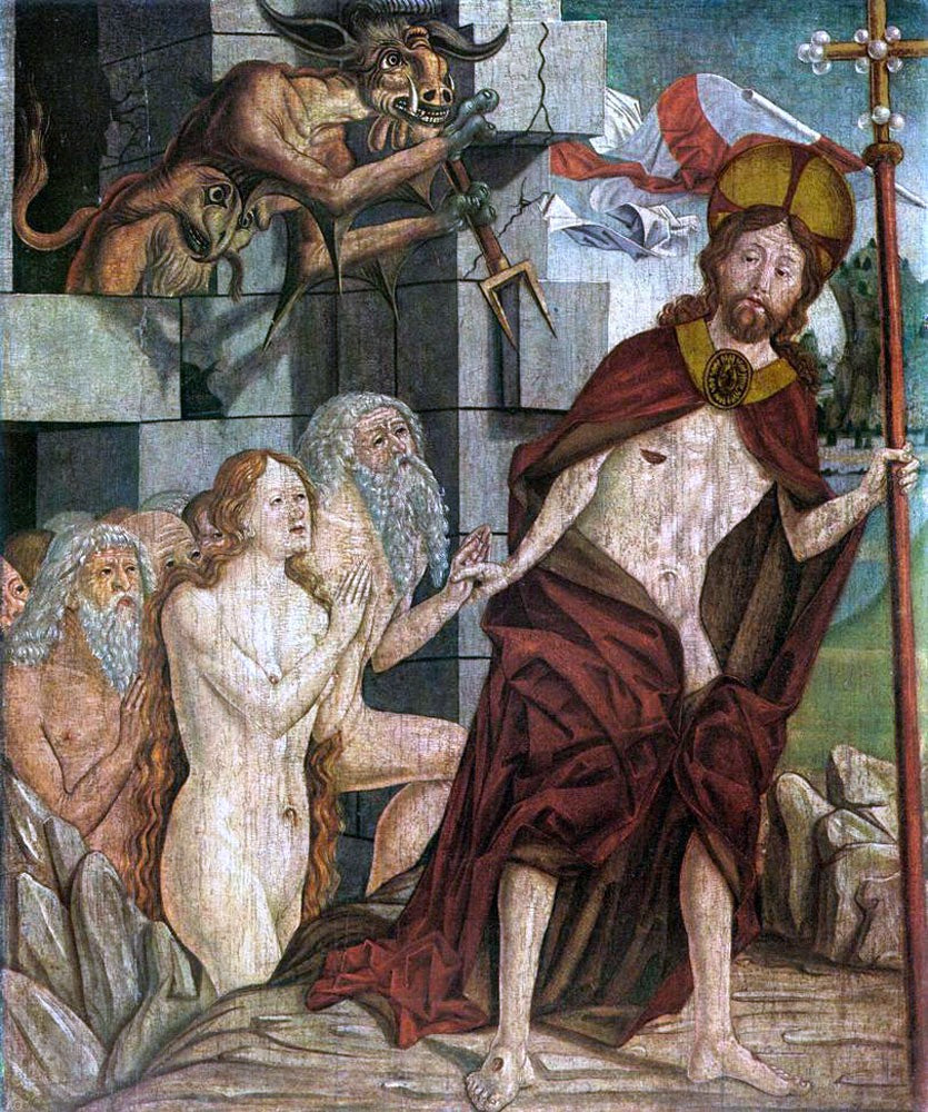 Friedrich Pacher Christ in Limbo - Hand Painted Oil Painting