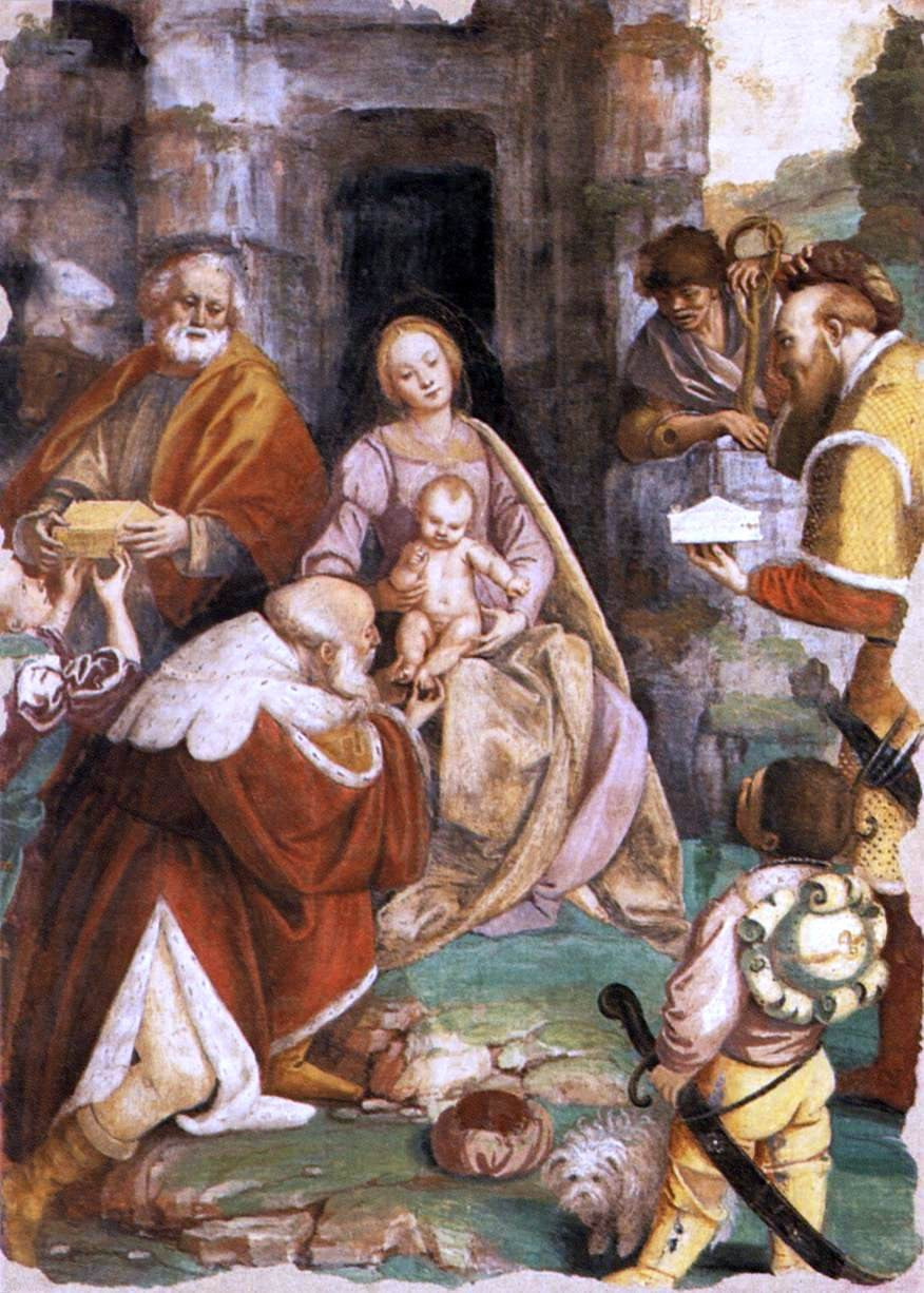 Gaudenzio Ferrari The Adoration of the Magi - Hand Painted Oil Painting