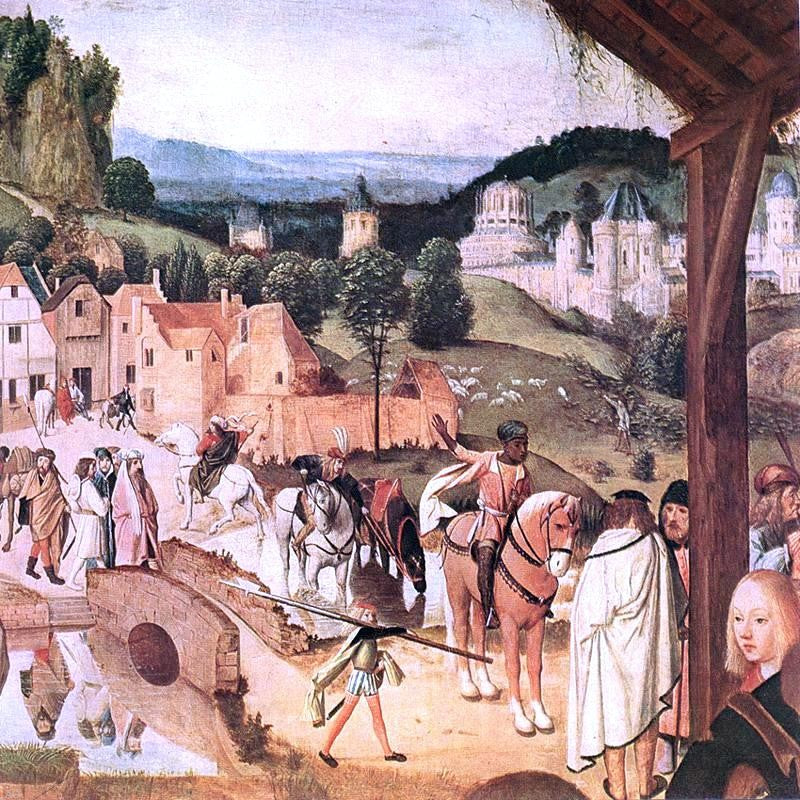 Geertgen Sint Jans Adoration of the Magi (detail) - Hand Painted Oil Painting