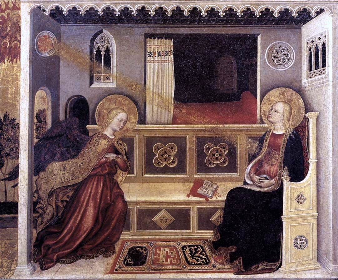 Gentile Da Fabriano Annunciation - Hand Painted Oil Painting