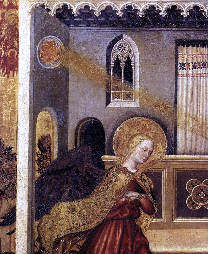 Gentile Da Fabriano Annunciation (detail) - Hand Painted Oil Painting