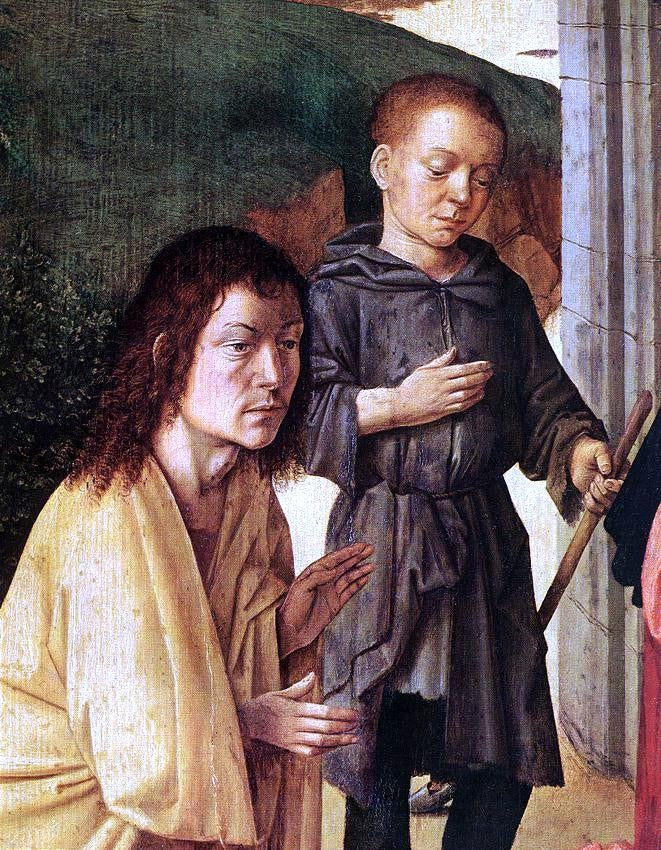 Gerard David The Nativity - detail - Hand Painted Oil Painting
