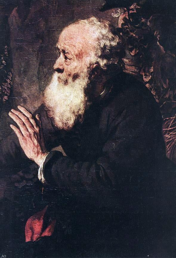Gerbrand Van den Eeckhout Prophet Eliseus and the Woman of Sunem (detail) - Hand Painted Oil Painting