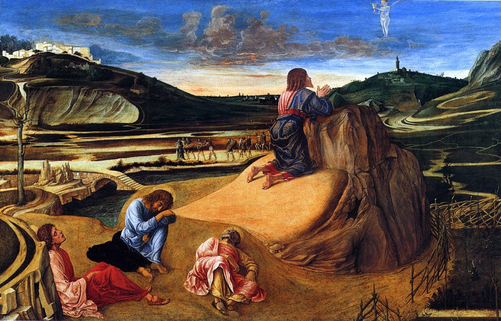  Giovanni Bellini Agony in the Garden - Hand Painted Oil Painting