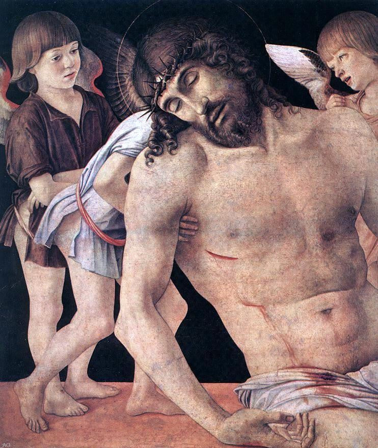  Giovanni Bellini Pieta (detail) - Hand Painted Oil Painting