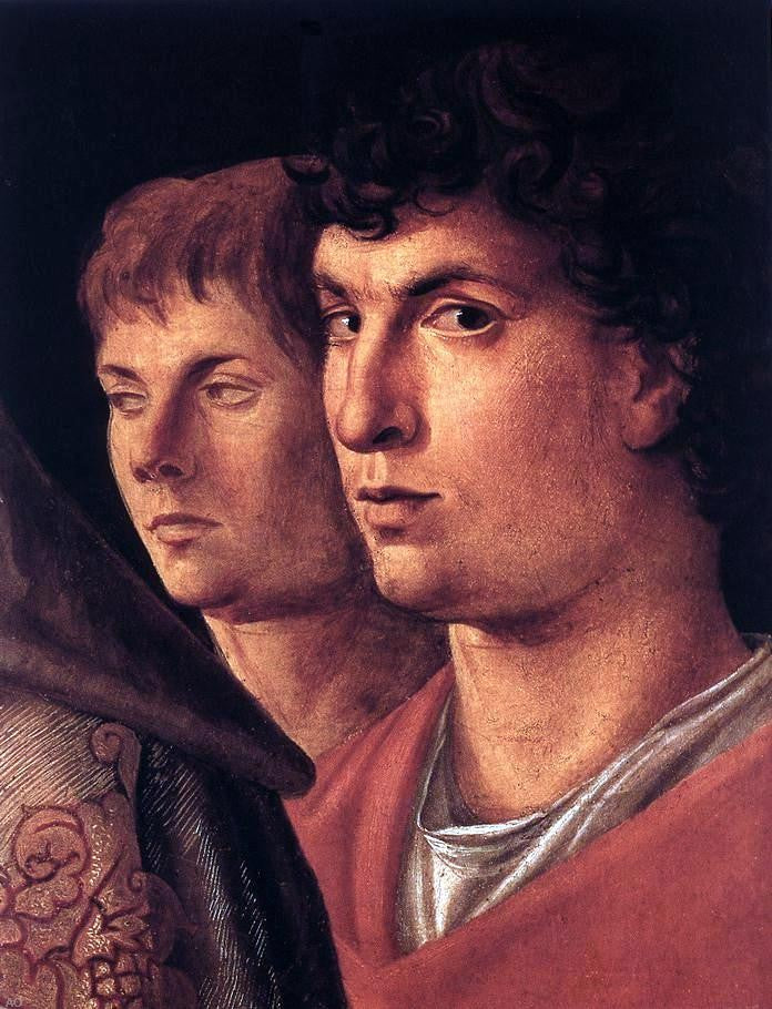 Giovanni Bellini Presentation at the Temple (detail) - Hand Painted Oil Painting