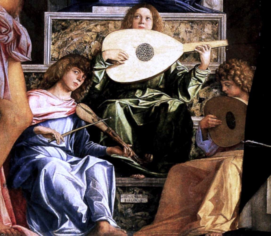Giovanni Bellini San Giobbe Altarpiece (detail) - Hand Painted Oil Painting