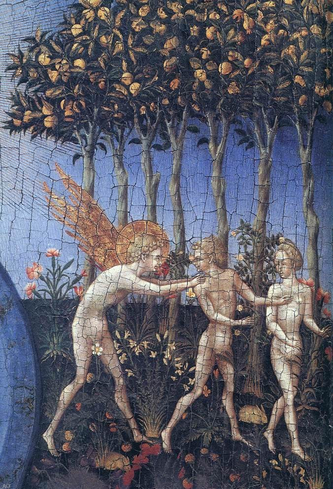 Giovanni Di Paolo The Creation and the Expulsion from the Paradise (detail) - Hand Painted Oil Painting