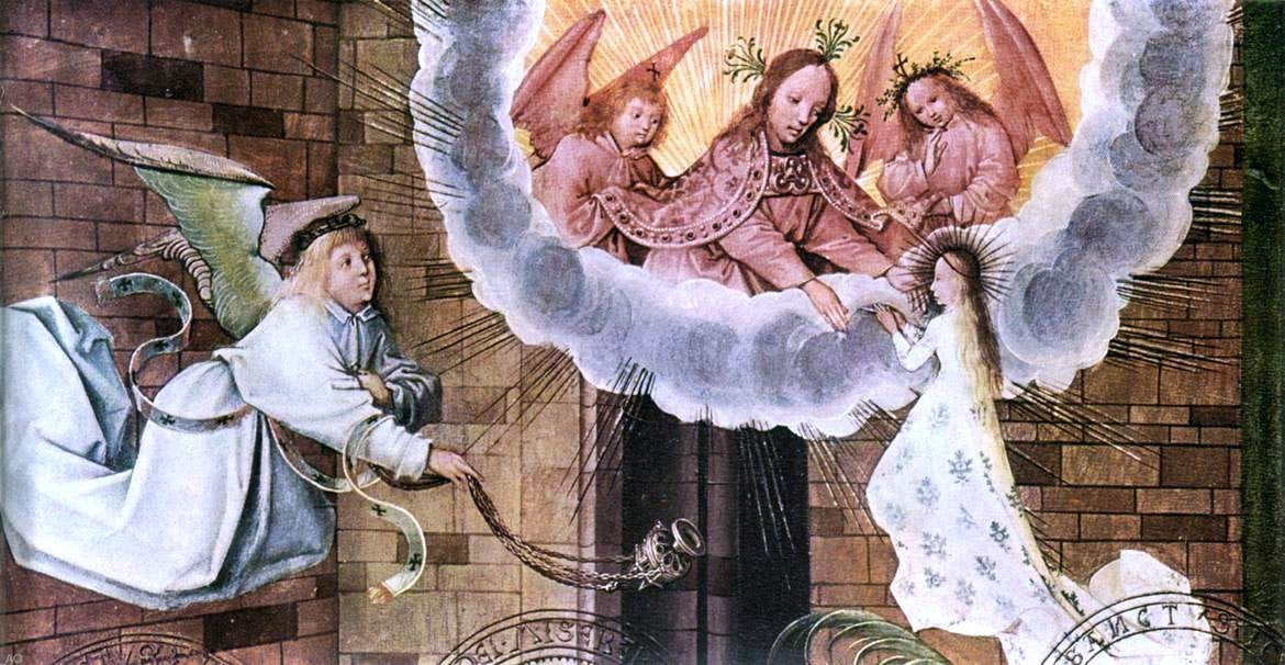 The Elder Hans Holbein Death of the Virgin (detail) - Hand Painted Oil Painting