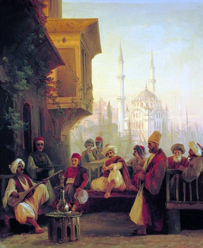  Ivan Constantinovich Aivazovsky Oriental scene - Hand Painted Oil Painting
