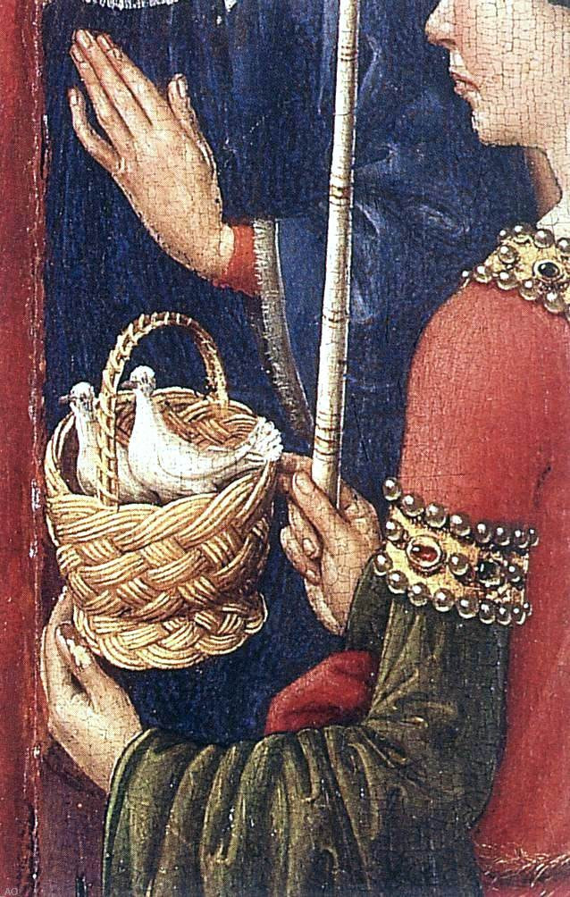Jacques Daret Altarpiece of the Virgin (detail) - Hand Painted Oil Painting