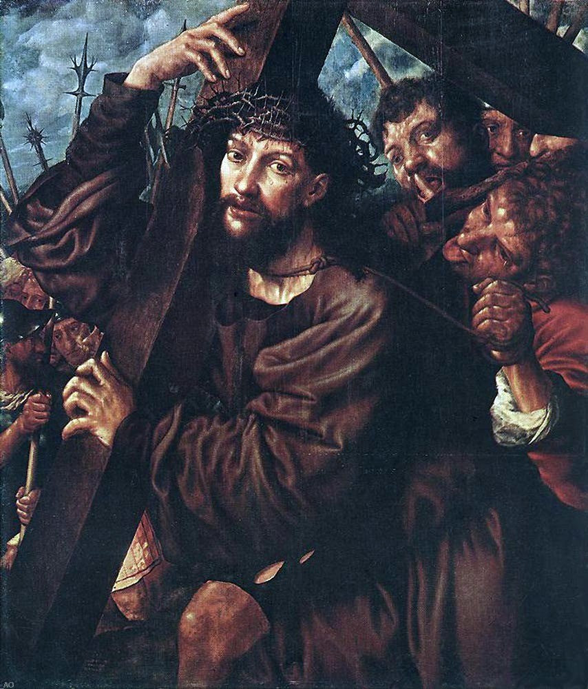 Jan Sanders Van Hemessen Christ Carrying the Cross - Hand Painted Oil Painting