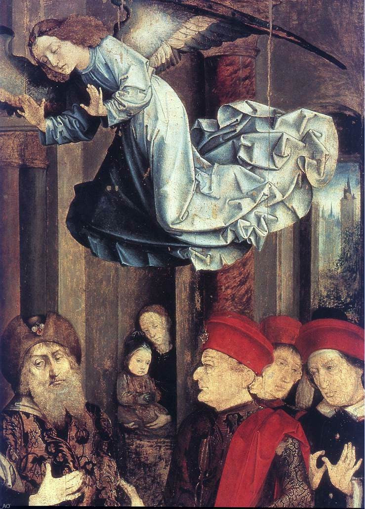 Joos Van Wassenhove The Institution of the Eucharist (detail) - Hand Painted Oil Painting