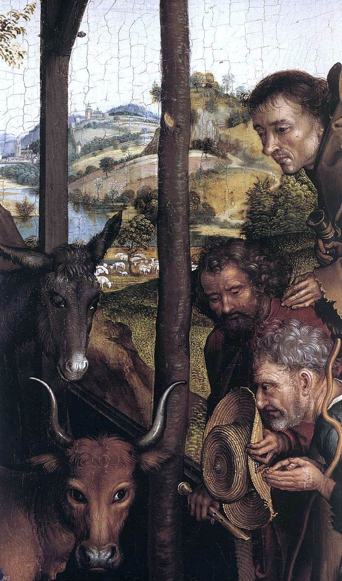 Martin Schongauer Nativity (detail) - Hand Painted Oil Painting