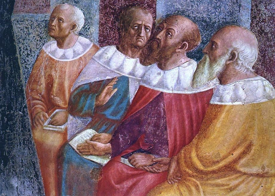 Masolino Da panicale The Philosophers of Alexandria (detail) - Hand Painted Oil Painting