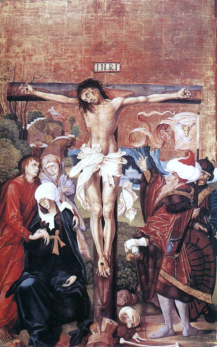 Master M S The Crucifixion - Hand Painted Oil Painting