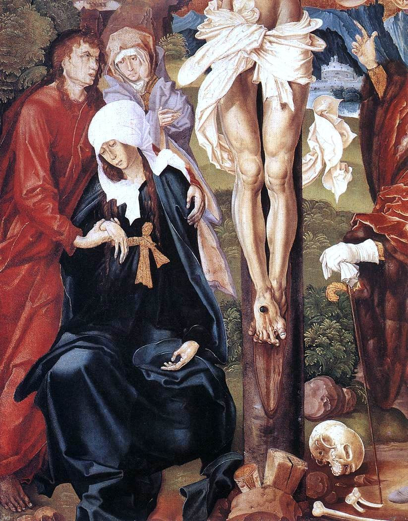 Master M S The Crucifixion (detail) - Hand Painted Oil Painting