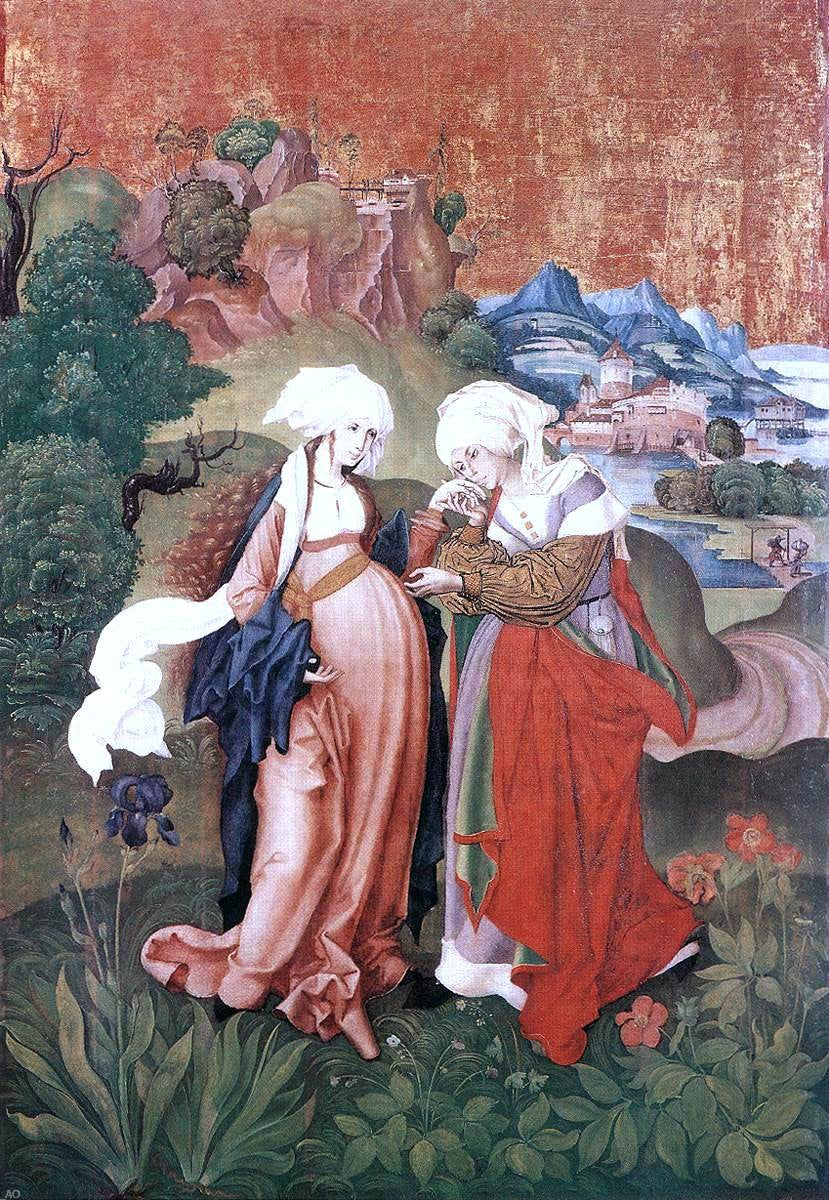  Master M S The Visitation - Hand Painted Oil Painting