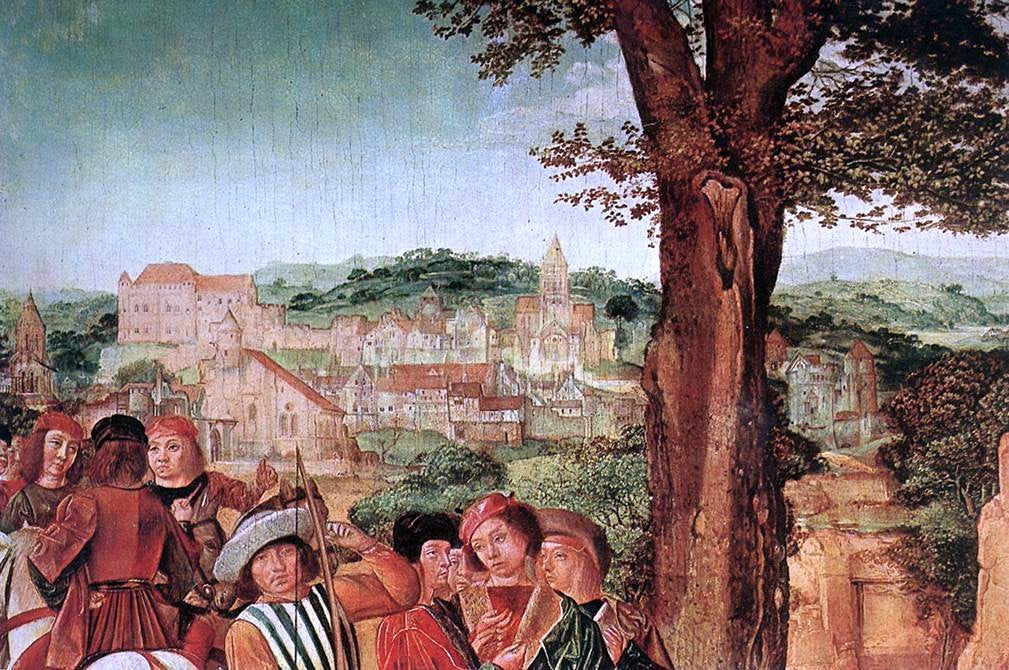 Master Saint Gilles St Gilles and the Hind (detail) - Hand Painted Oil Painting