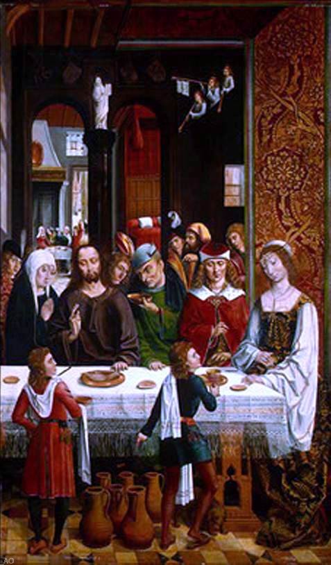  Master catholic Kings The Marriage at Cana - Hand Painted Oil Painting