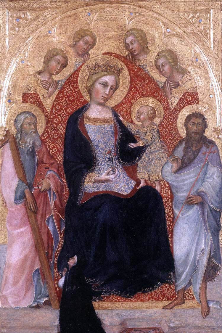 Paolo Di Giovanni fei Virgin and Child Enthroned - Hand Painted Oil Painting