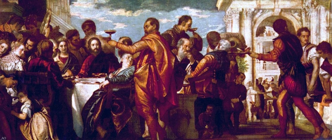Paolo Veronese The Marriage at Cana - Hand Painted Oil Painting