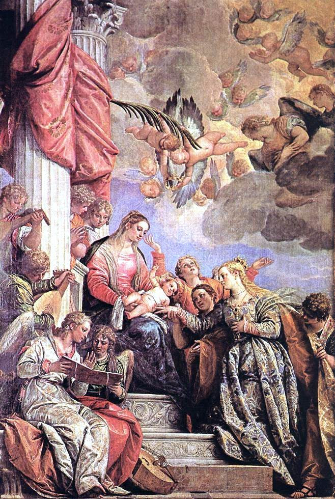 Paolo Veronese The Marriage of St Catherine - Hand Painted Oil Painting