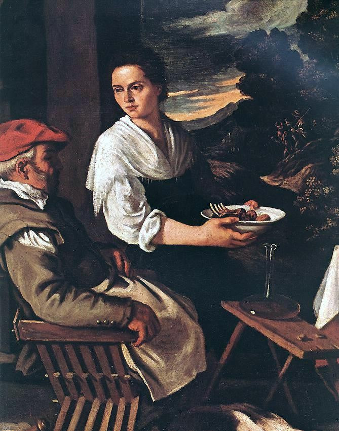 Pedro Orrente The Supper at Emmaus (detail) - Hand Painted Oil Painting
