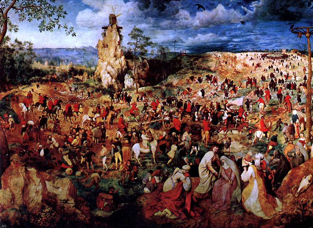The Elder Pieter Bruegel The Procession to Calvary - Hand Painted Oil Painting