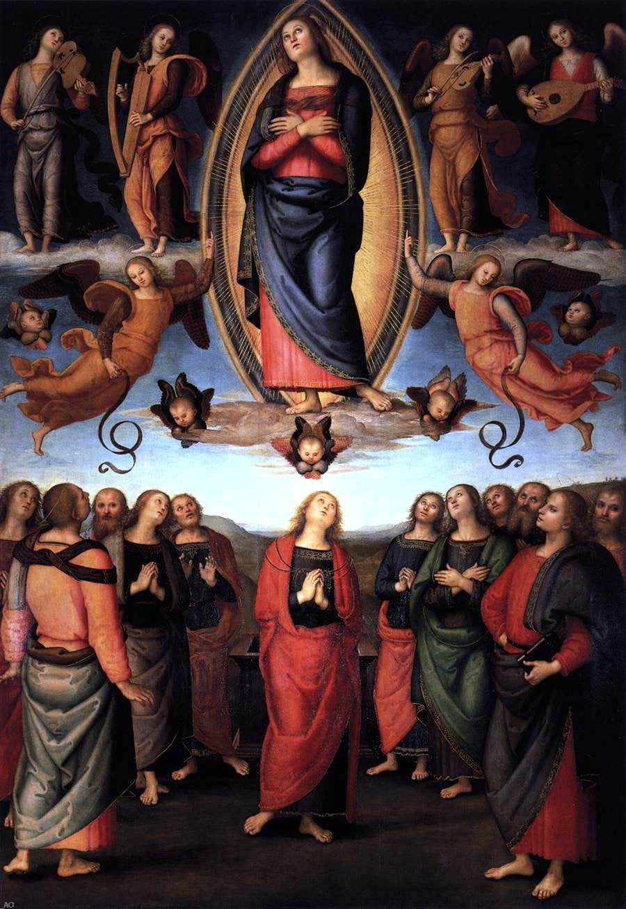 Pietro Perugino Assumption of the Virgin - Hand Painted Oil Painting