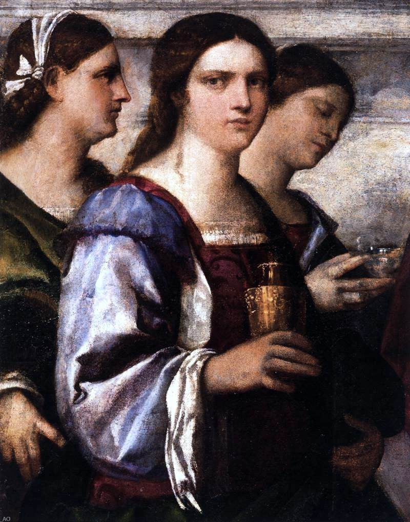 Sebastiano Del Piombo San Giovanni Crisostomo Altarpiece (detail) - Hand Painted Oil Painting
