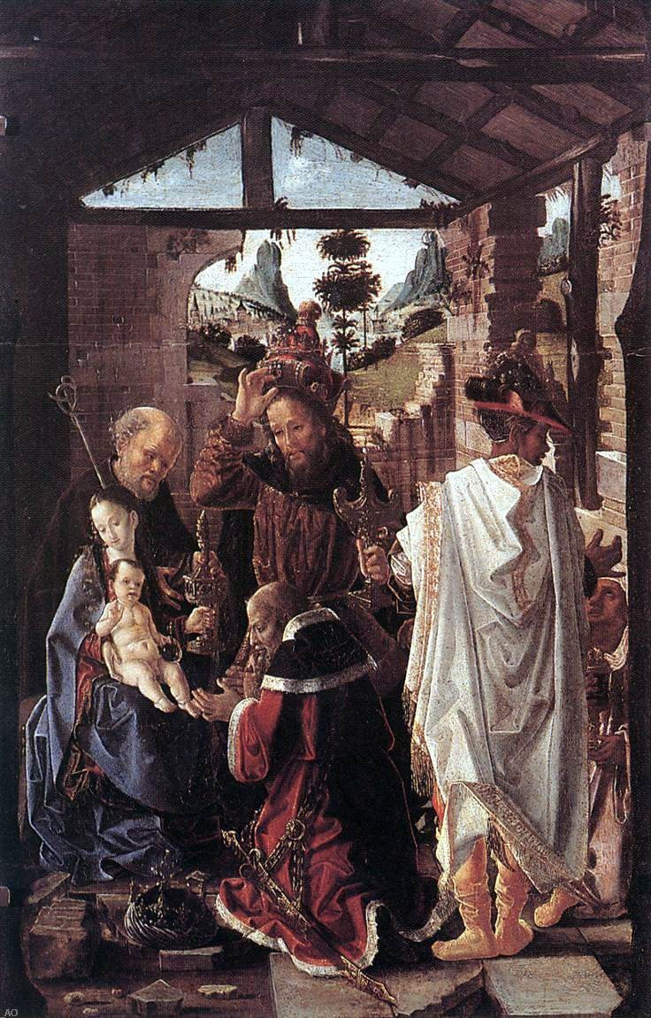 Unknown Painters Masters The Adoration of the Magi - Hand Painted Oil Painting