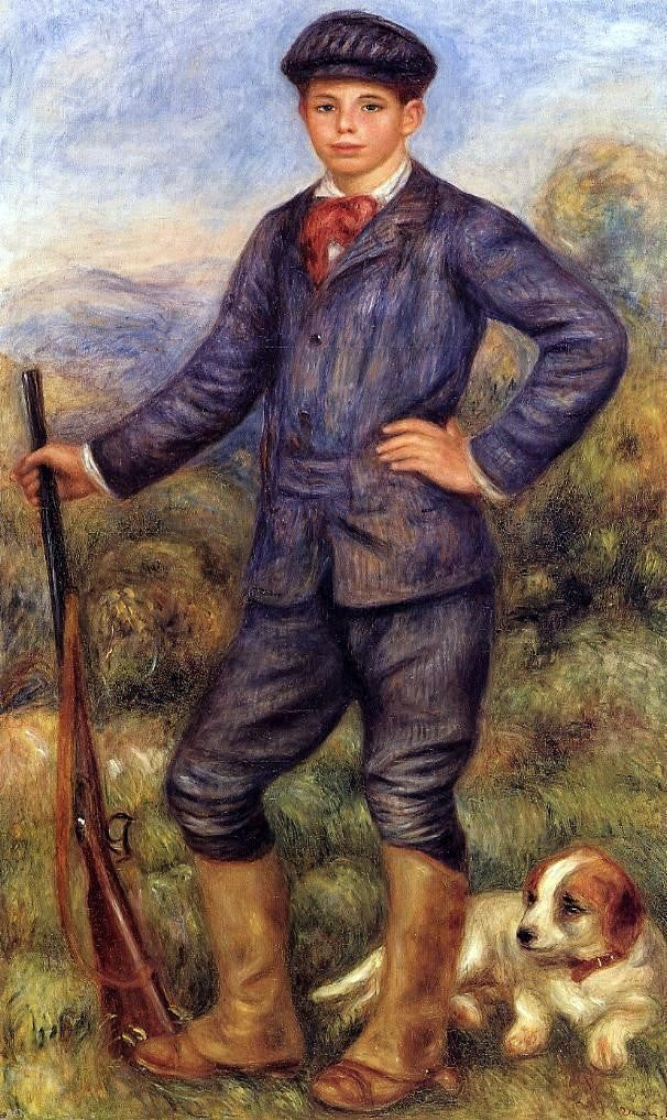 Pierre Auguste Renoir Jean Renoir as a Hunter - Hand Painted Oil Painting