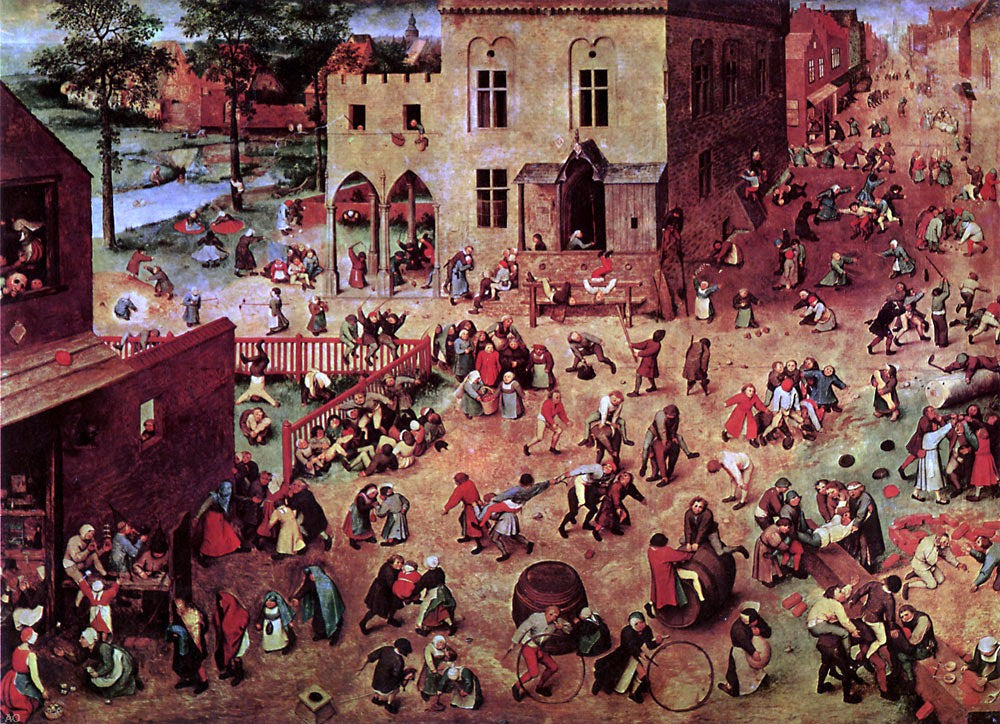  The Elder Pieter Bruegel Children's Games - Hand Painted Oil Painting