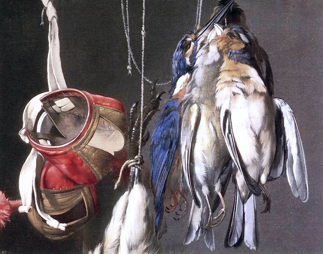 Willem Van Aelst Hunting Still-Life (detail) - Hand Painted Oil Painting
