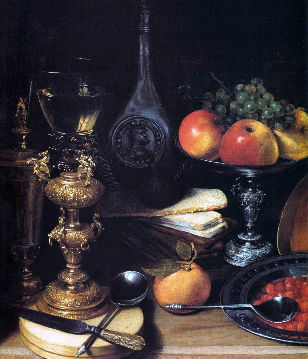 Georg Flegel Cupboard (detail) - Hand Painted Oil Painting