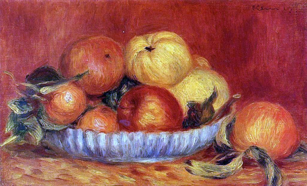 Pierre Auguste Renoir Still Life with Apples and Oranges - Hand Painted Oil Painting